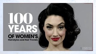 100 Years of Womens Hairstyles and Hair Trends [upl. by Lani]