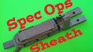 Spec Ops Knife Sheath Review [upl. by Laine]