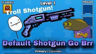 Trolling With The Default Shotgun In Duels Is Actually OP In PG3D  Terrorz PG3D [upl. by Millburn]