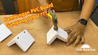 Cara Memotong dan Menyambung TACO PVC Board Supaya Gak Gampang Jebol [upl. by Carvey433]