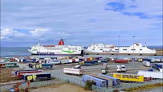 MV Stena Europe amp MV Connemara at Rosslare 22nd August 2022 [upl. by Jenifer]