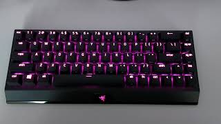 RAZER BLACKWIDOW V3 MINI 65 HYPERSPEED [upl. by Iatnahs953]