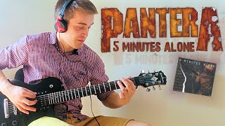 Pantera  5 Minutes Alone guitar cover [upl. by Jessica]