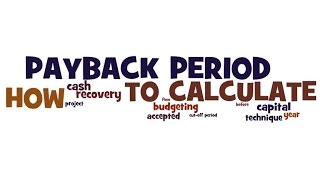 How to Calculate Payback Period  formula  Payback Period Calculation and Payback Period Calculator [upl. by Anuait]