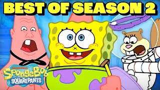 BEST of SpongeBob Season 2  60 Minute Compilation  SpongeBobOfficial [upl. by Ruenhs]