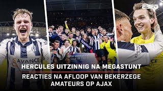 HERCULES schrijft HISTORIE 💥🏆  Amateurs schakelen AJAX uit  Reacties [upl. by Cristy952]