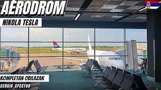 Aerodrom Nikola Tesla  kompletan obilazak terminala odlasci  departures ✈️ Airport Belgrade [upl. by Alyakcim]