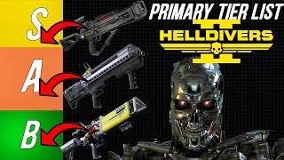 What is the Best Primary to use against the Automatons  Helldivers 2 Tier List [upl. by Eeb]