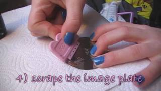 How to use konad stamping nail art [upl. by Anali]