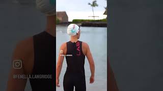 Race week at Ironman World Championships starts with the Ho’ala swim 🤙🏻 swimming fitness swim [upl. by Thgiwd]