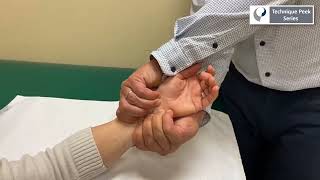 How to Mobilize the Distal Radioulnar Joint  Technique Peek Series [upl. by Aneres]