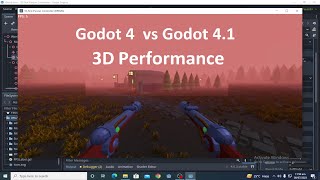 Godot 4 vs Godot 41 3D Performance Improvements in FPS Game [upl. by Bindman]