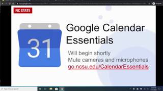 NC State Calendar Essentials [upl. by Nohtiek]