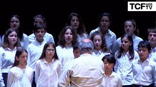 Riapre il Teatro della Gioventù concerto con il coro di voci bianche del Carlo Felice [upl. by Garnet]