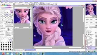 Speed Paint Elsa From Frozen [upl. by Hola489]