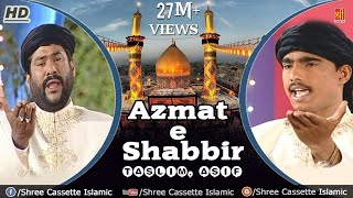 Azmat e Shabbir  Haaji Tasleem Asif  Shree Cassette Islamic [upl. by Yuri]