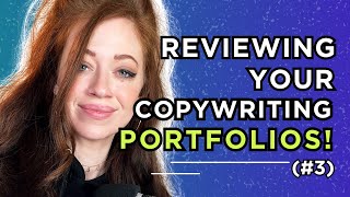 Copywriting PORTFOLIO Reviews GREAT Examples for Beginners w No Experience  Ep 3 [upl. by Boyes149]