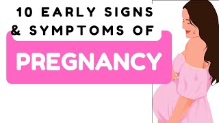 10 Early Signs and Symptoms of Pregnancy Before a Pregnancy test [upl. by Ardenia]