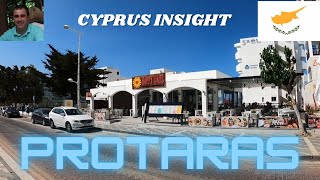 Protaras Cyprus  An Afternoon Stroll Along the Main Strip [upl. by Nueoht940]