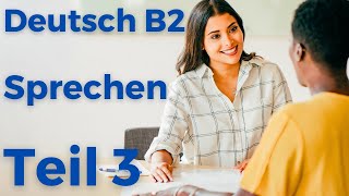 Telc Deutsch B2 Sprechen Teil 3  Planen B2 Telc  Mündliche Prüfung  Deutsch lernen  German [upl. by Unam]