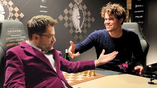 Carlsen Caruana Aronian and Epic conversation around Freestyle chess [upl. by Haron]