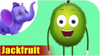 Jackfruit Fruit Rhyme for Children Jackfruit Cartoon Fruits Song for Kids [upl. by Royce]