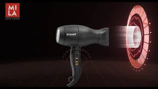 PROXELLI  Professional Hair Dryer MILA [upl. by Noitsirhc]