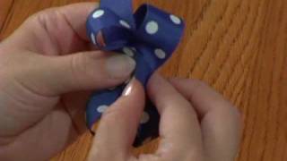 Hair Bow Instructions Example [upl. by Irej]