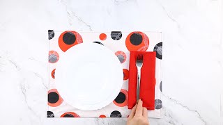 How to Make Placemats  DIY placemat for a Stylish Table Setting [upl. by Atikin895]