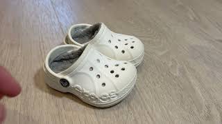 Crocs Baya Lined Clog  Child [upl. by Derrick4]