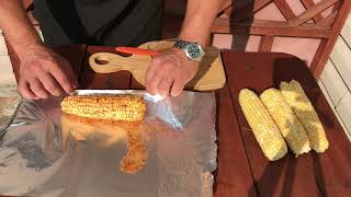 ВКУСНАЯ КУКУРУЗА НА МАНГАЛЕ В ФОЛЬГЕ  DELICIOUS CORN ON THE GRILL IN FOIL [upl. by Gib693]