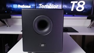 PreSonus Temblor T8 Subwoofer Review [upl. by Yniatirb]