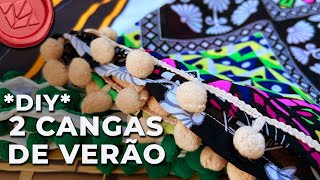 diy  Faça suas cangas de praia verão 2024 [upl. by Yelad]