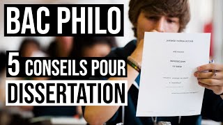 BAC PHILO  5 conseils pour ne pas rater sa DISSERTATION [upl. by Terzas]