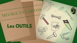 Meuble en carton  quels outils choisir quand on débute [upl. by Euqinotna497]