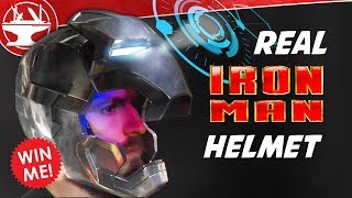 Metal Iron Man Helmet WITH DISPLAY [upl. by Herrmann]