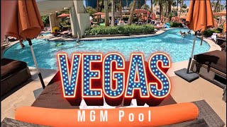 MGM Grand Pool and Lazy River Top 10 Pool in Las Vegas [upl. by Nath711]