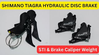 Shimano Tiagra Hydraulic Disc Brakes STI and Calipers [upl. by Treva]