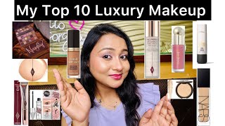 My Top 10 Luxury Makeup Products Recommendations [upl. by Ajit]