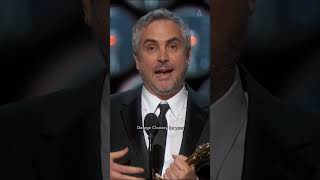 Oscar Winner Alfonso Cuarón  Best Directing for Gravity  86th Oscars 2014 [upl. by Yelnoc]