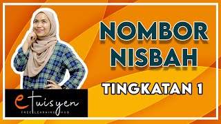 eTuisyen TINGKATAN 1 MATEMATIK Bab 1  Nombor Nisbah [upl. by Pammi329]