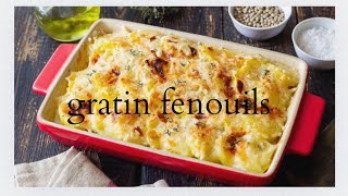 mon gratin de fenouils fêta Je vous donne petite astuce gastronomierecettevideofood [upl. by Sedruol]