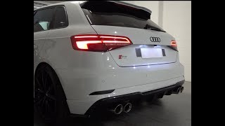 Audi S3 ARMYTRIX Exhaust S3 8V 2017 Facelift [upl. by Briny]