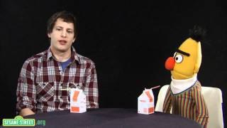 Sesame Street Conversations with Bert Andy Samberg Part 1 [upl. by Ettenrahs]