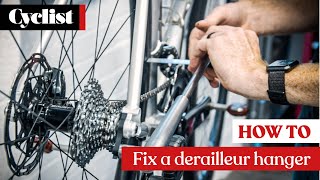 How to fix a bent derailleur hanger Pro tips with or without an alignment tool [upl. by Moonier]