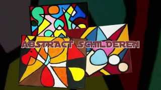 Abstract Schilderen  Najaar 2014 [upl. by Reldnahc]