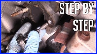 Remove a Broken Exhaust Manifold Bolt  EASY in 15 Minutes No Disassembly [upl. by Edras]