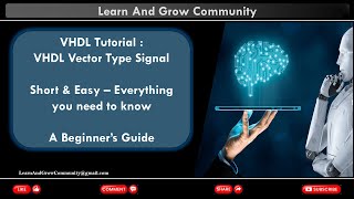 What is Vector Type Signal in VHDL and How to use  VHDL Tutorial [upl. by Alekin]