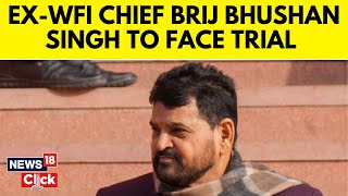 Brij Bhushan Singh News  Delhi Court Frames Charges Against ExWFI Chief Brij Bhushan  N18V [upl. by Akelam]