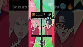 Wait for Sarada panch🥶🔥❄️anime animation naruto narutoshippuden ytshorts [upl. by Sillyrama]